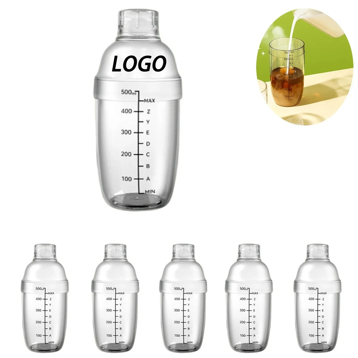 Durable Plastic Protein Shaker Bottle 1