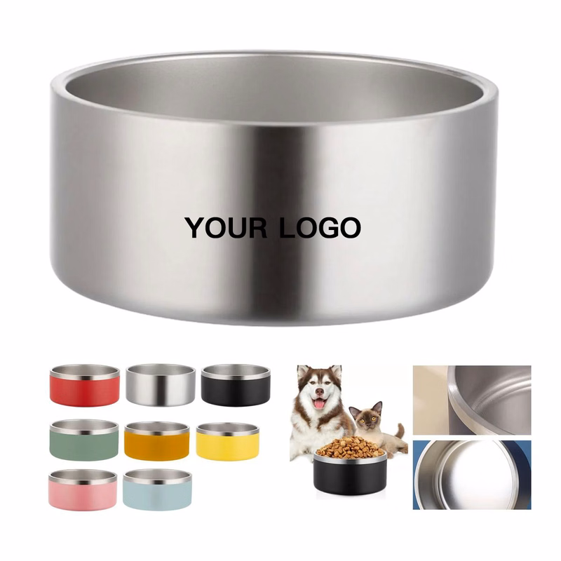 Stainless Feeding Bowl with Anti Spill Grip