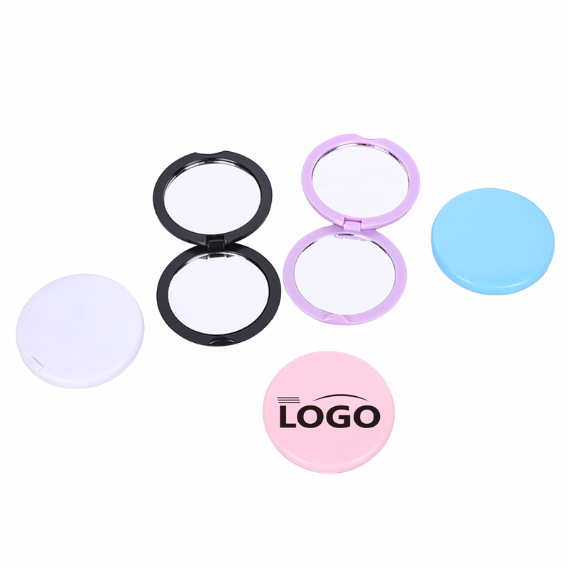 Full Color Travel Round Compact Mirror