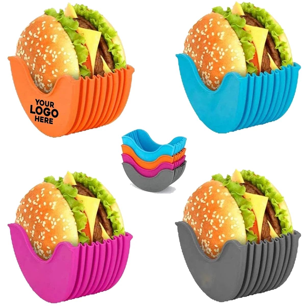 Hamburger Handheld Box Hamburger Clip 1