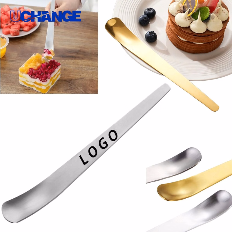 Ultra-Thin Stainless Steel Dessert Spoon Luxury Cutlery for Dining & Events