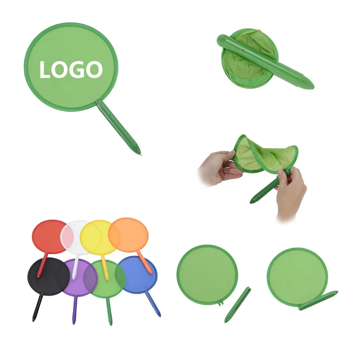 Recycled 3-in-1 Hand Fan Pen 1