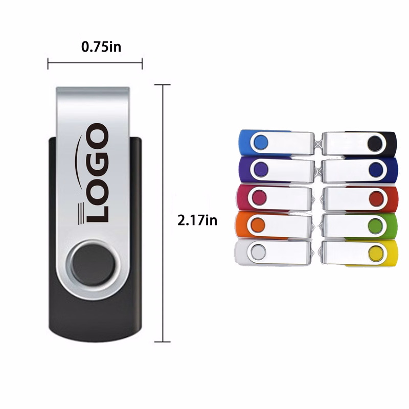 Classic Swivel USB Flash Drive MOQ 10pcs