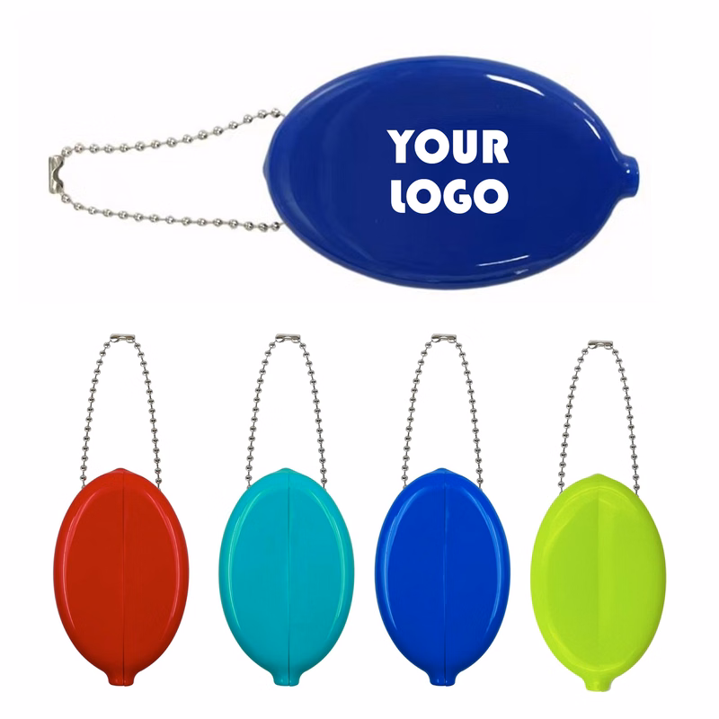 PVC Oval Mini Coin Purse