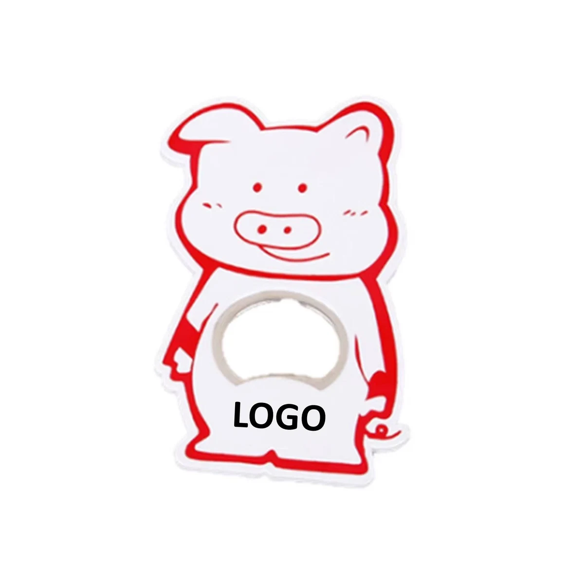 Cute Piggy Shape Magnetic Bottle Opener 1