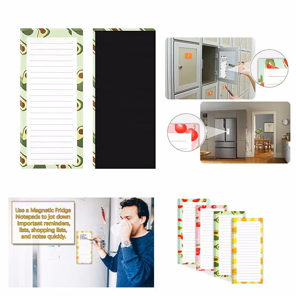 Essential Refrigerator Notepads with Magnet