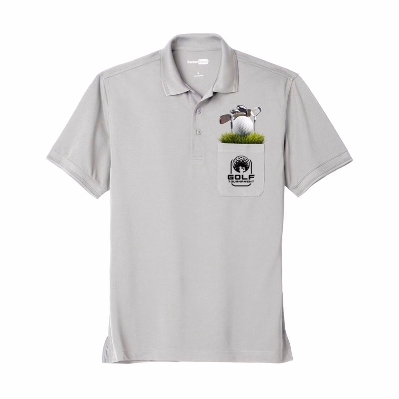 PeekPocket CornerStone® Industrial Snag-Proof Pique Pocket Polo