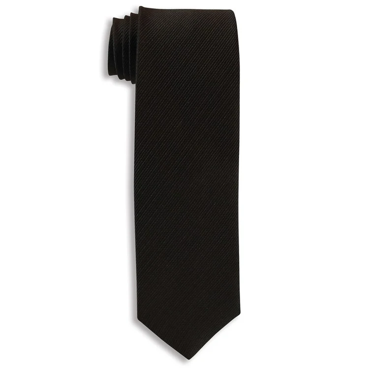 City Collection Black Narrow Tie 1