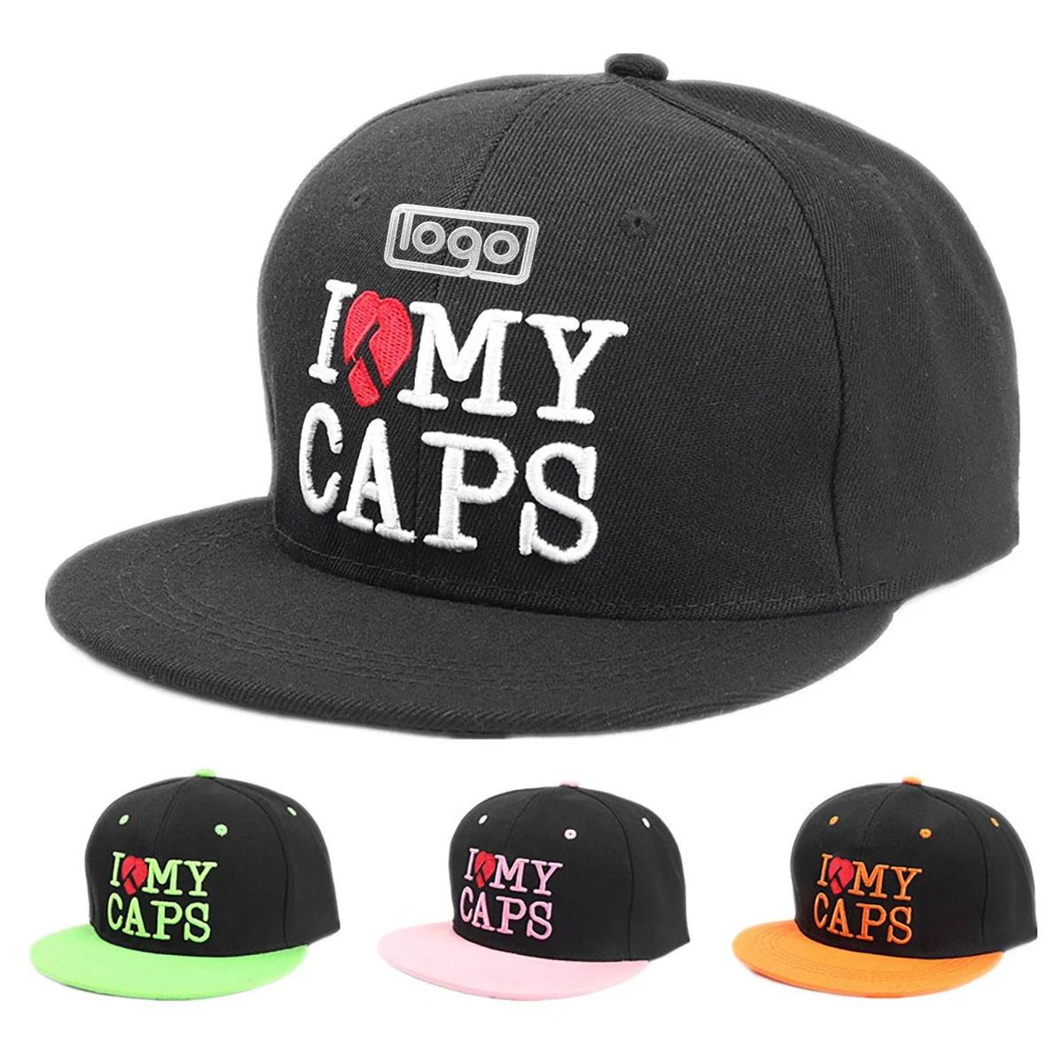 Embroidered Baseball Cap w/ Letters 1