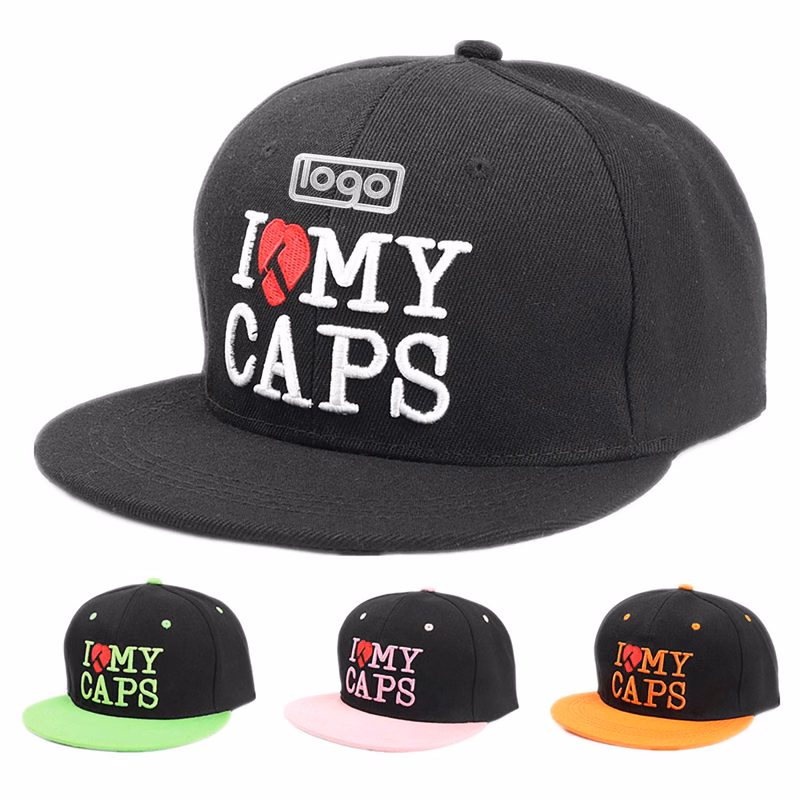 Embroidered Baseball Cap w/ Letters