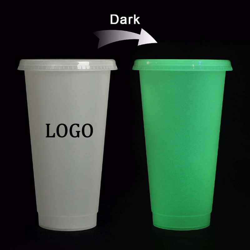 24oz. Magic Luminous Straw Cup