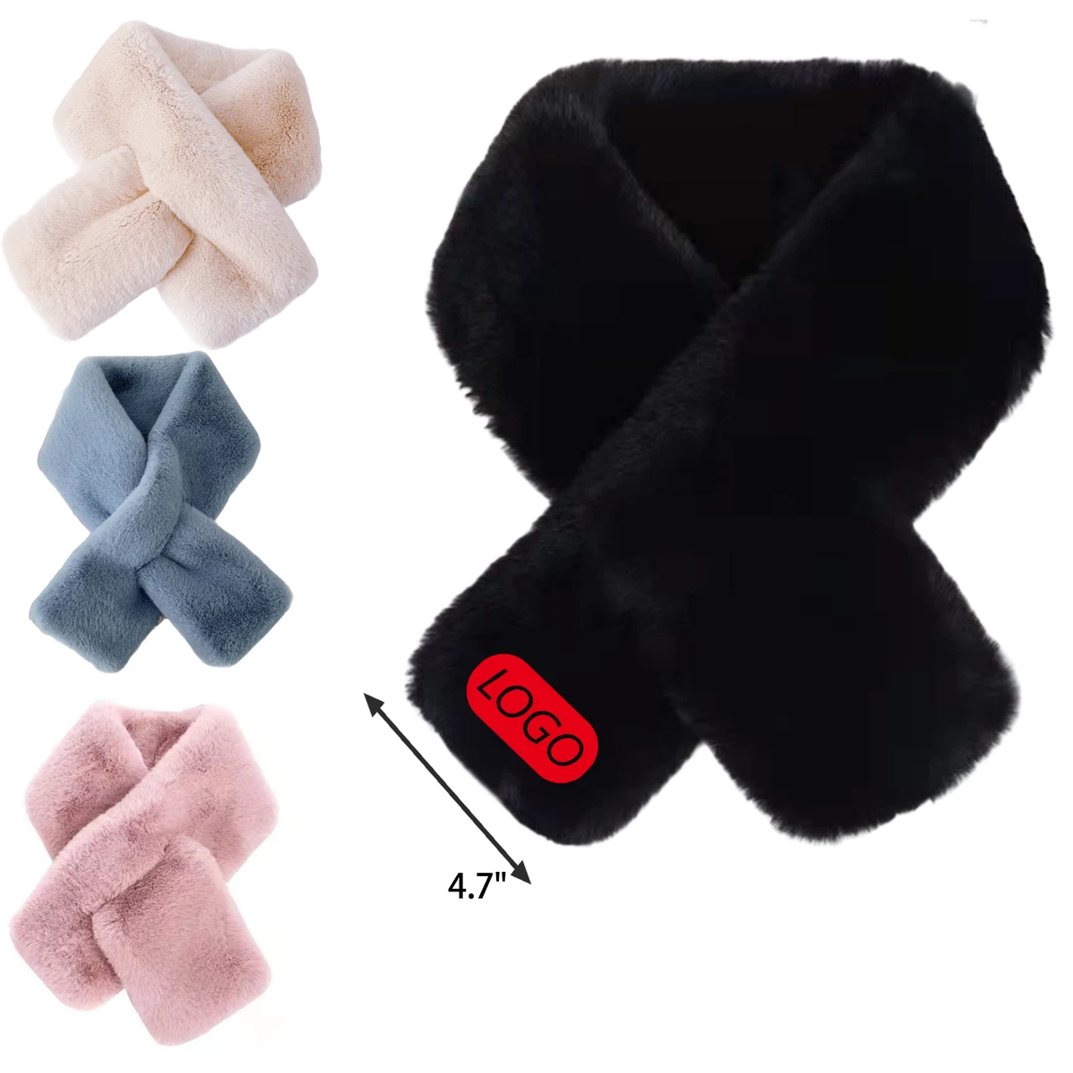 Stylish Women's Solid Color Warm Scarf 1
