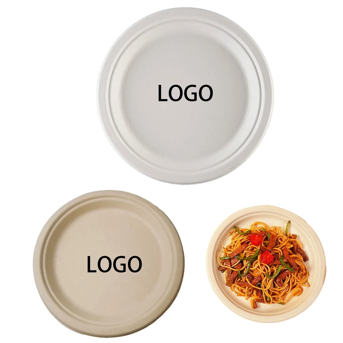 9in Eco-friendly Paper Plates 1