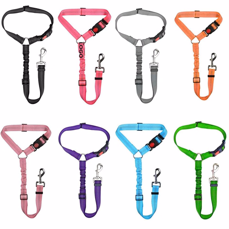 Dog Tether With Elastic Bungee Buffer