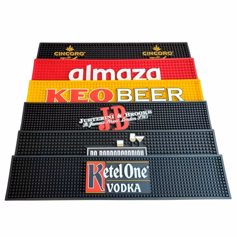 PVC Rubber Bar Mat- 20"x 3.5"