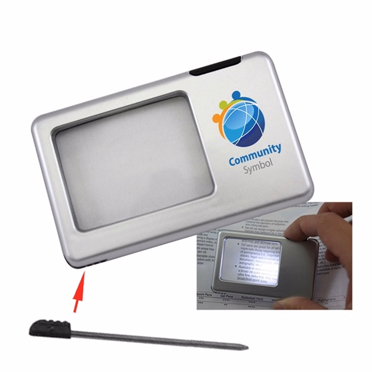 LED Lighting Magnifier W/Pen