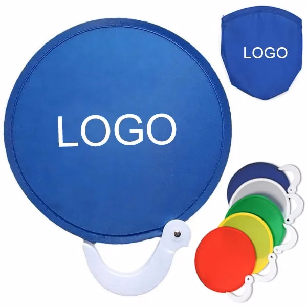 Nylon Foldable Fans with Pouch