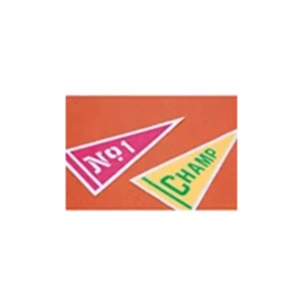 17" x 40" Acrylic Felt Pennant with Wood Pole - Silk Screen