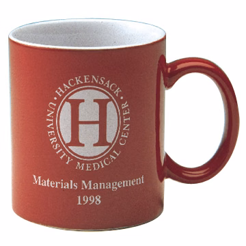 11 oz. Red Stoneware Mug