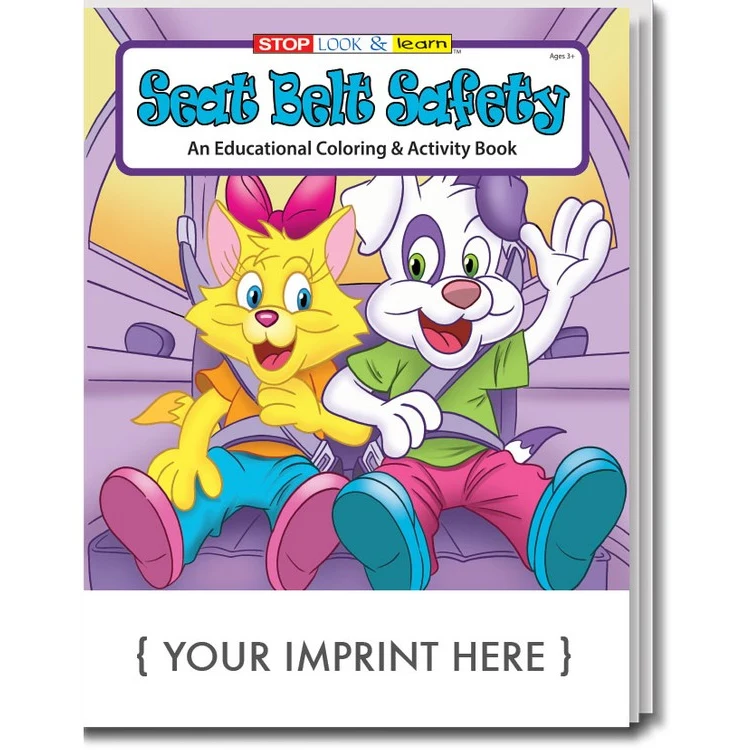 COLORING BOOK - Seat Belt Safety Coloring & Activity Book 1