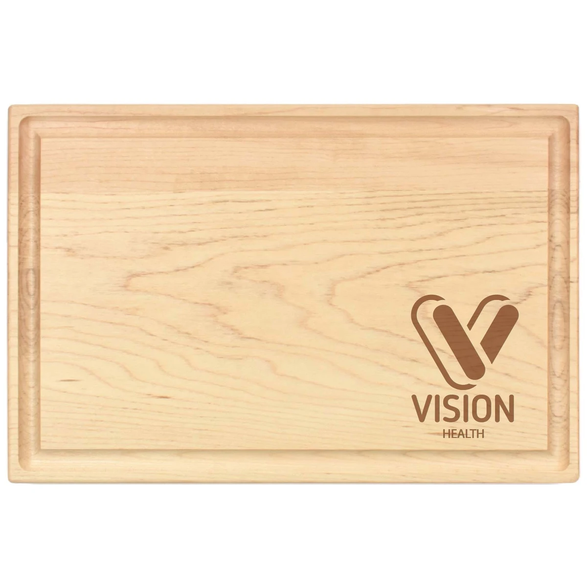 8" x 12" Maple Rectangular Cutting Board with Juice Groove 1