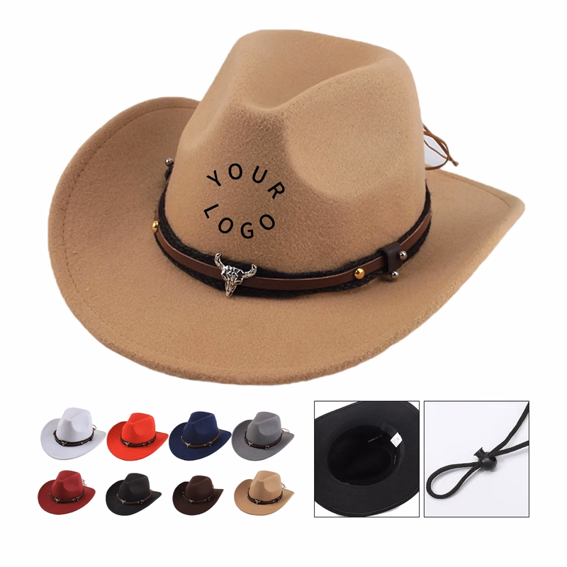 Retro Western Cowboy Felt Hat