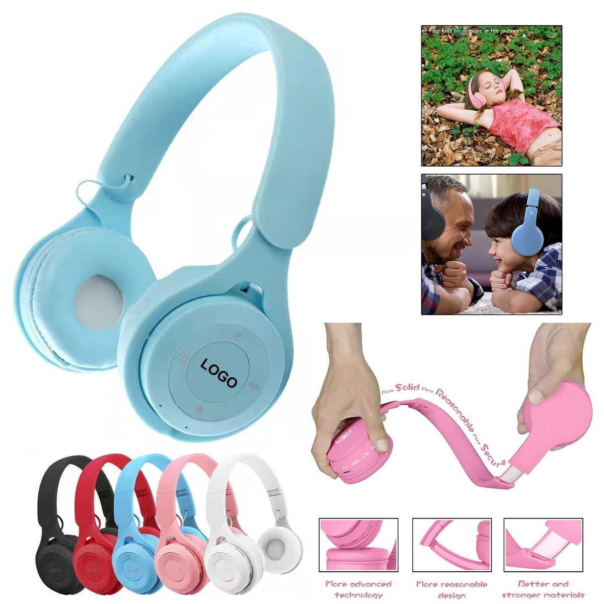 Headphones Bluetooth Wireless 1