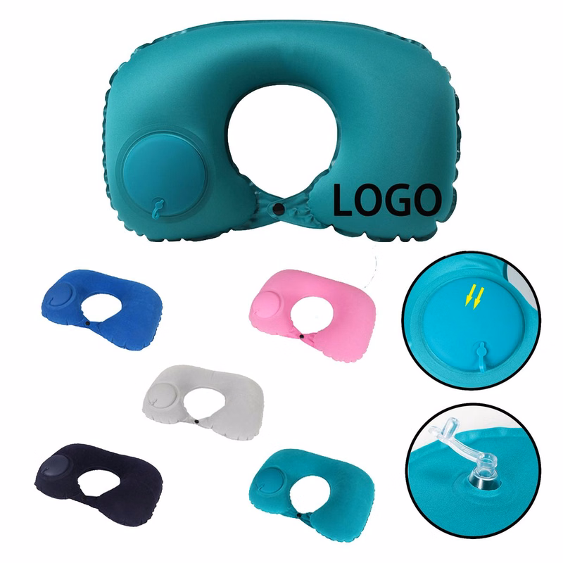 Skin-Friendly Portable Inflatable Neck Support Pillow