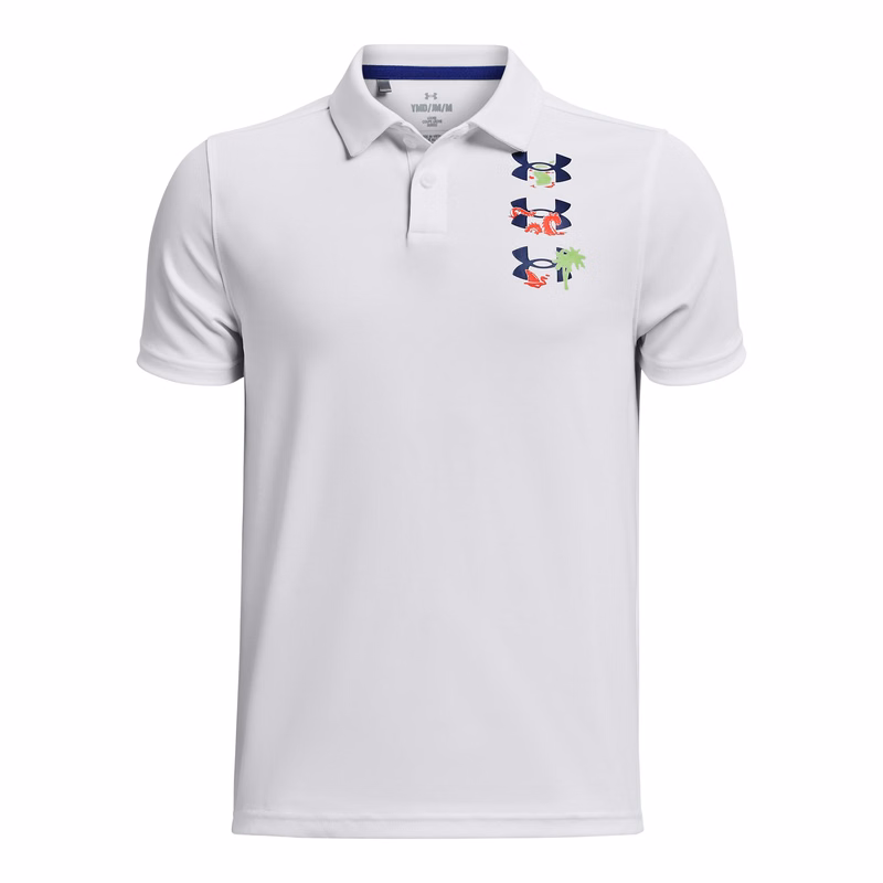 UA Performance Paradise Graphic Boys' Polo