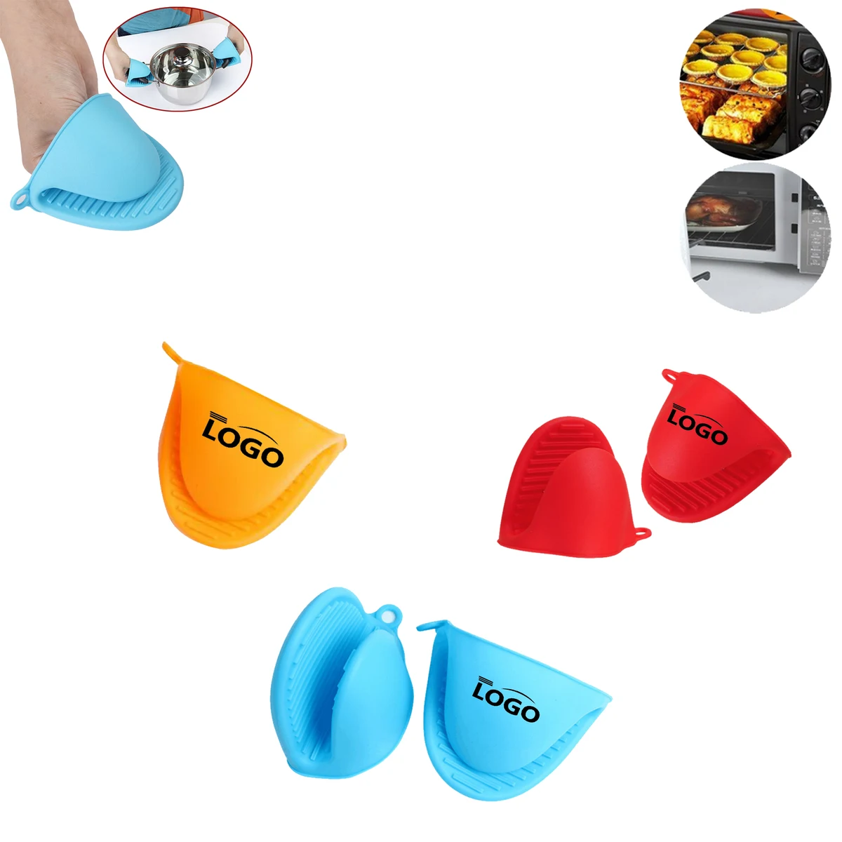 Household Silicone Oven Mitts 1