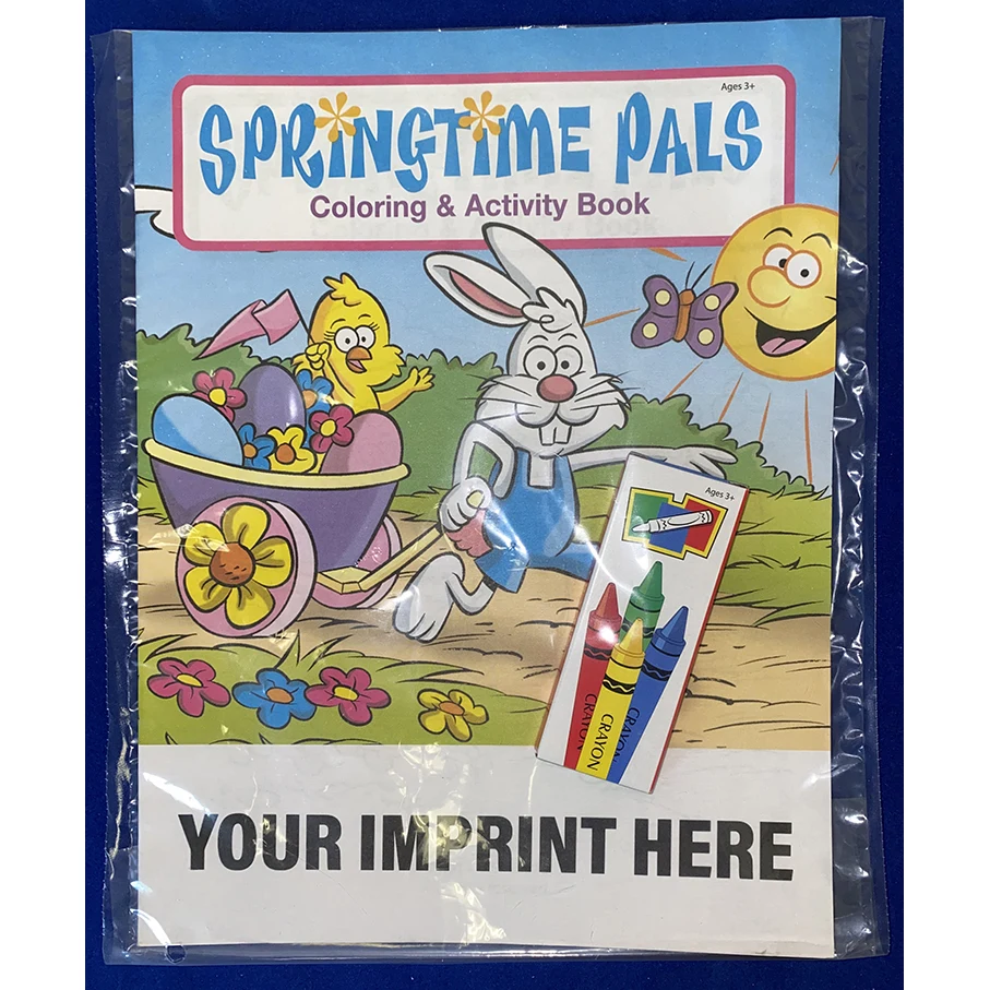 COLORING SET - Springtime Pals Coloring Book Fun Pack 1