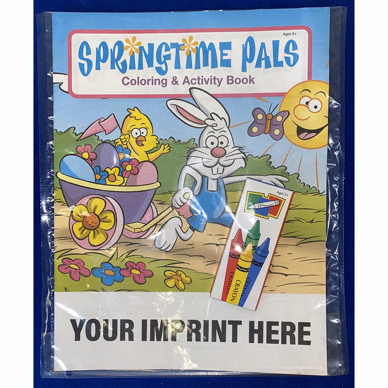 COLORING SET - Springtime Pals Coloring Book Fun Pack