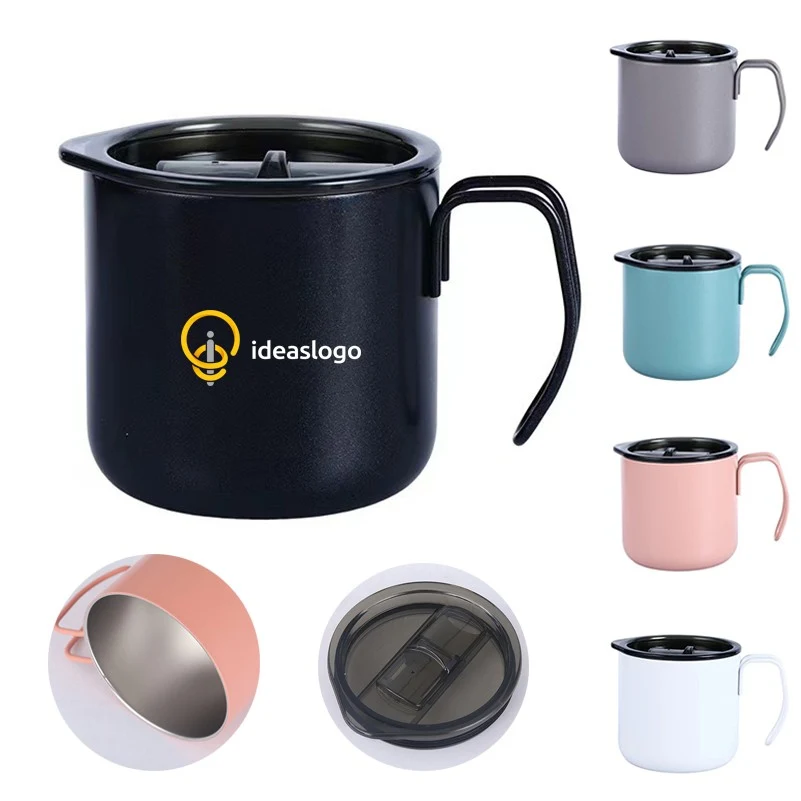 12oz Insulated Stainless Steel Mug with Handle 1