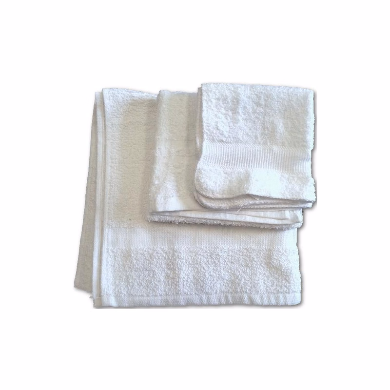 Towel Sets - White 12" x 12"