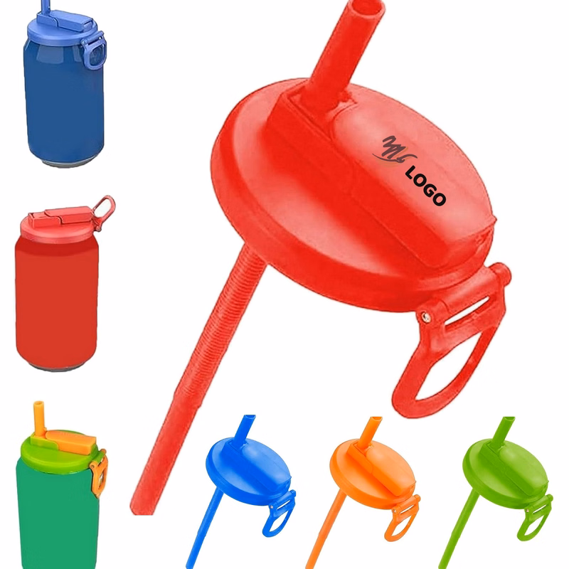 Soda Can Lids with Straw