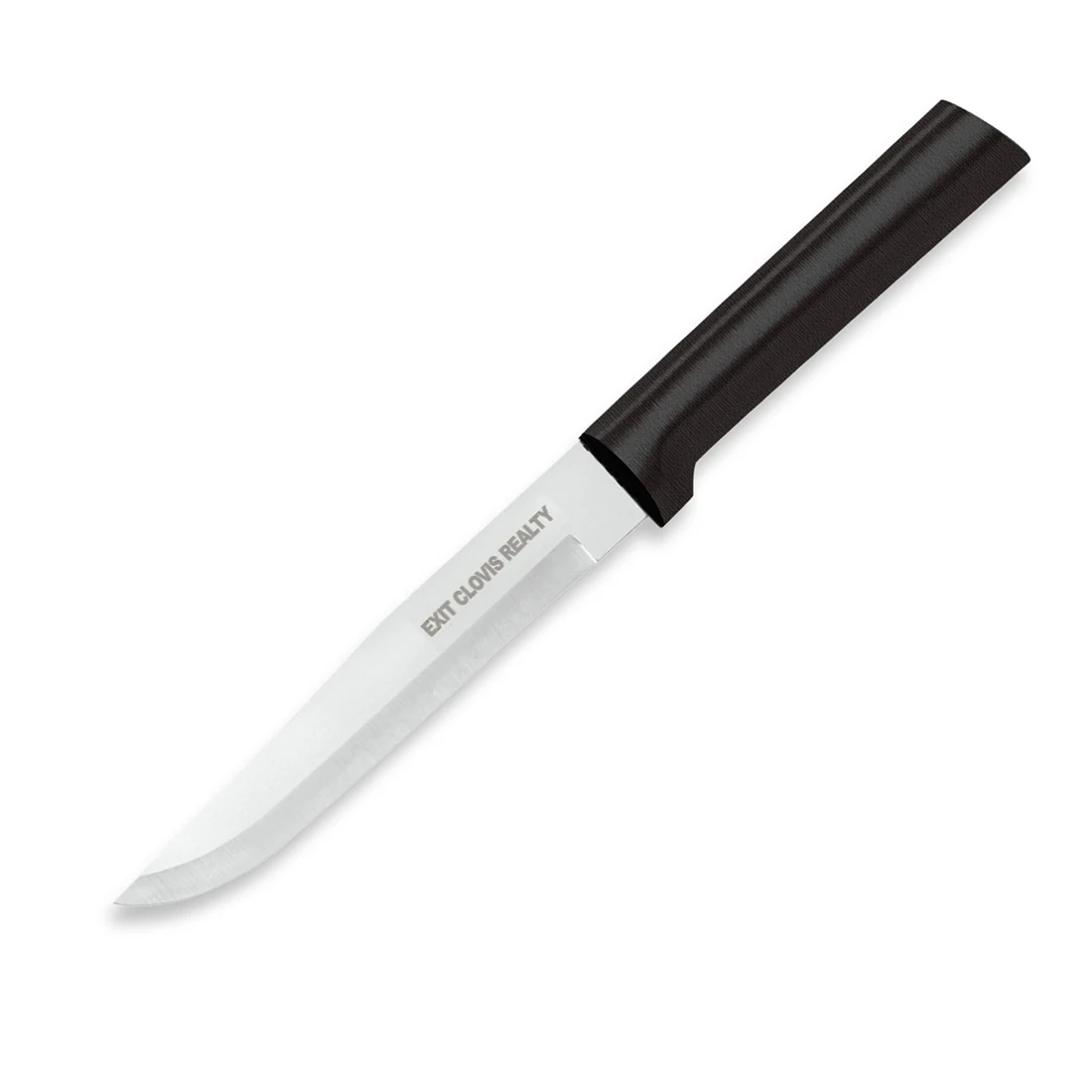 Stubby Butcher Knife w/Silver Handle 1