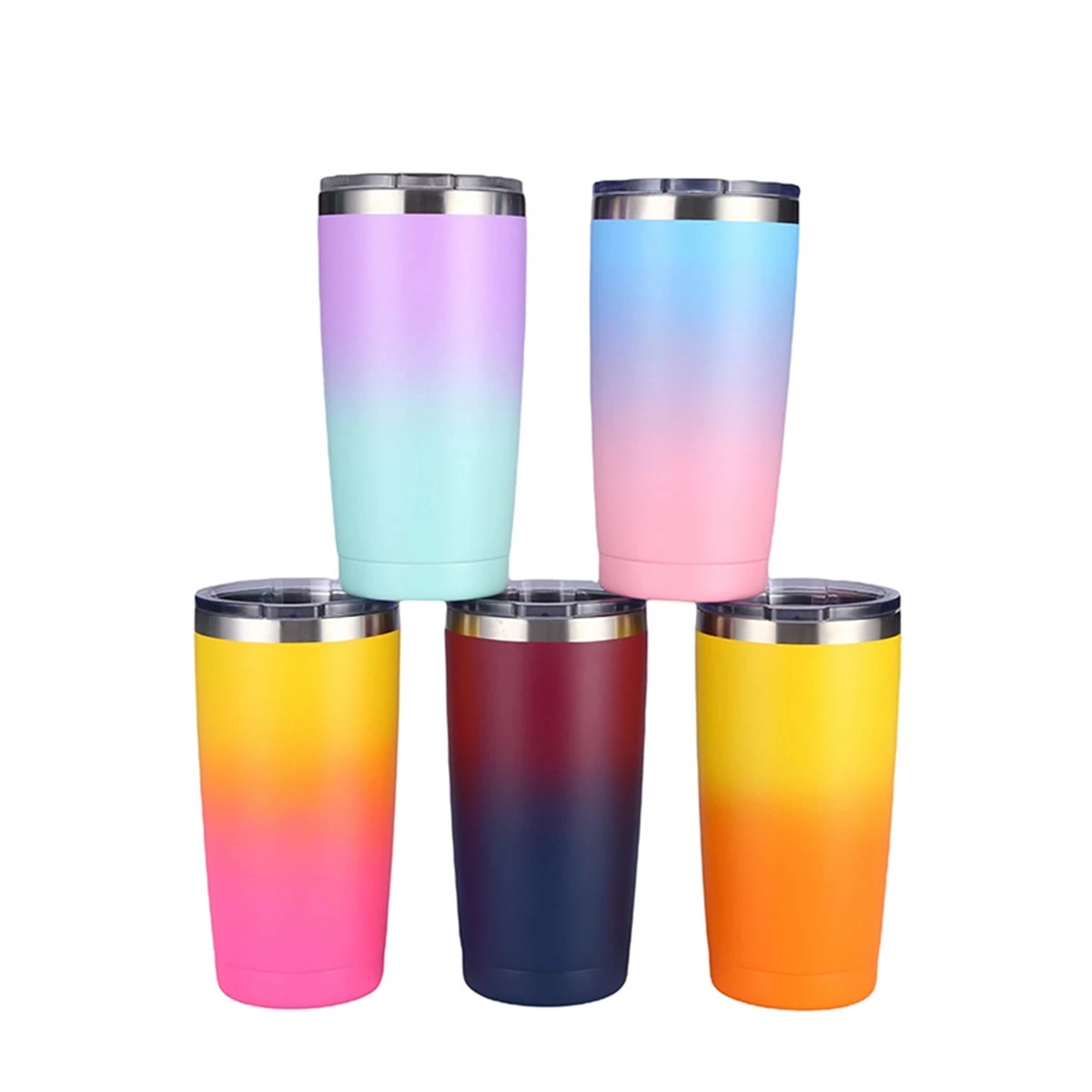 20 oz Gradient Double Wall Coffee Travel Mug 1