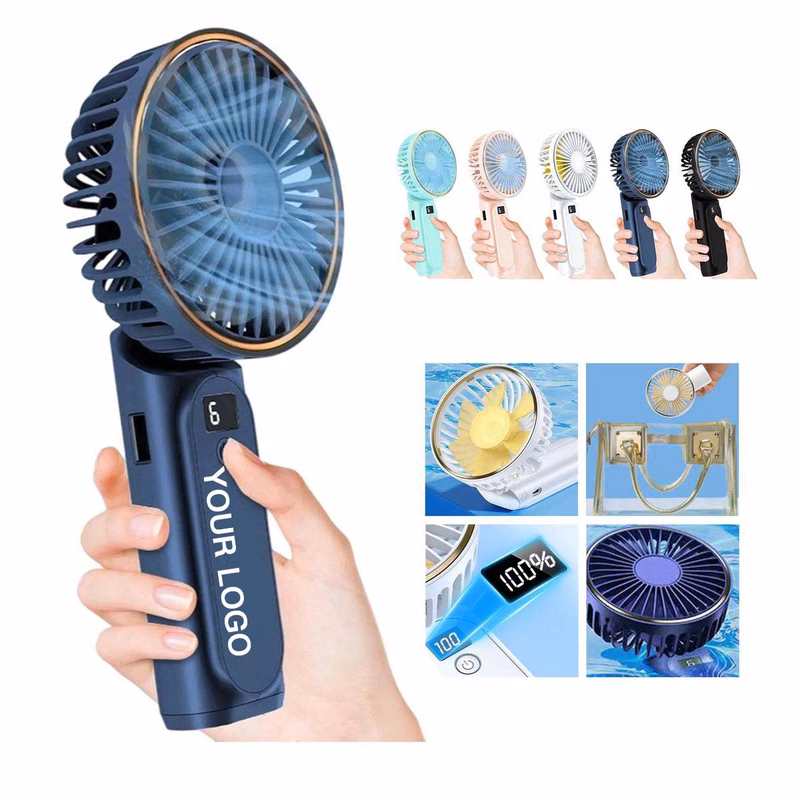 Rechargeable Neck Fan with Wide Angle Coverage