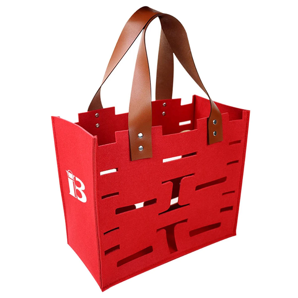 Felt Hollow Out Tote Bag 1
