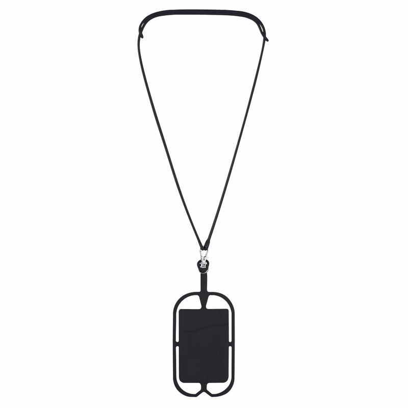 Silicone Card Sleeve with Lanyard