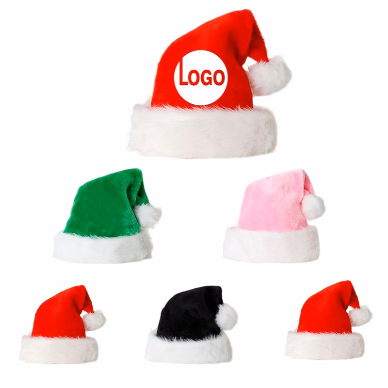 Premium Plush Christmas Santa Hat