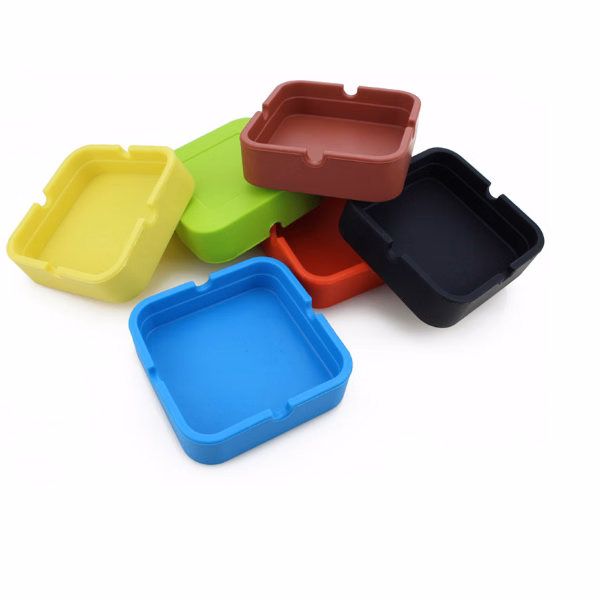 Enviromental Silicone Square Ashtray