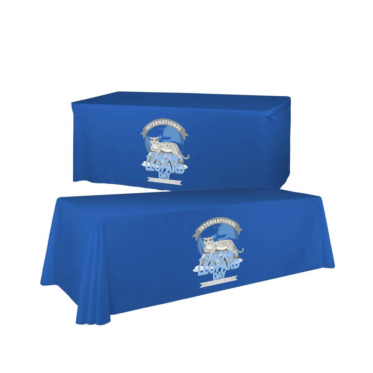 6'/8' Convertible Premium Table Throw (Full Color Dye Sublimation) 1