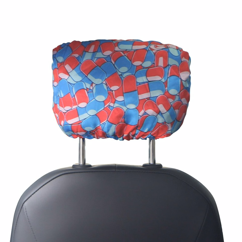 Silk Satin Car Headrest Cover