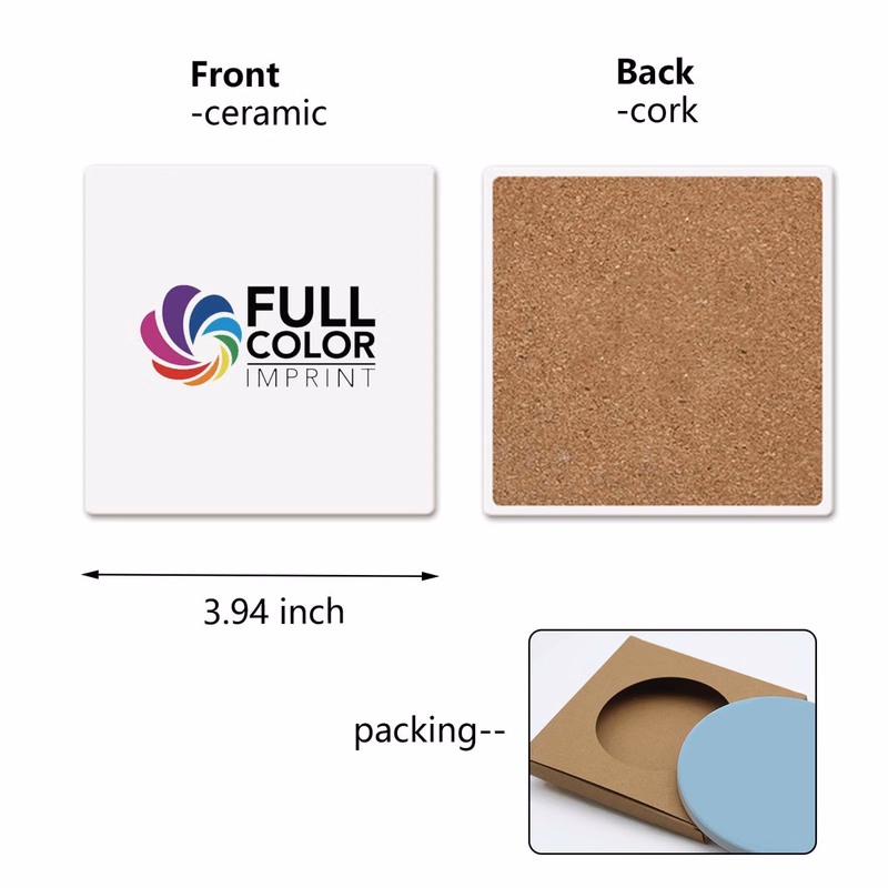 Absorbent Ceramic Coasters