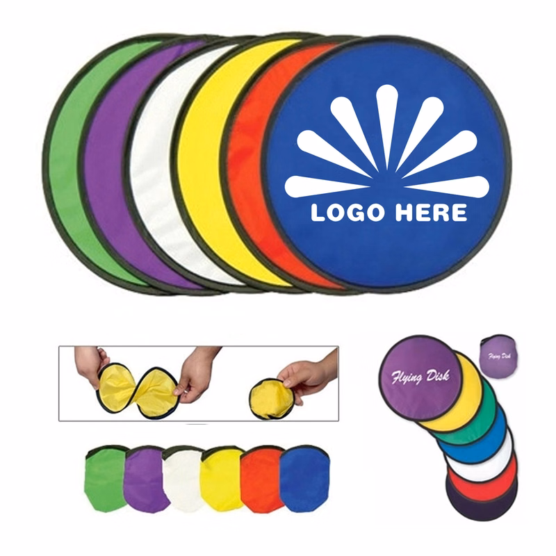 Compact Flying Disc W/ Bag MOQ 50 PCS