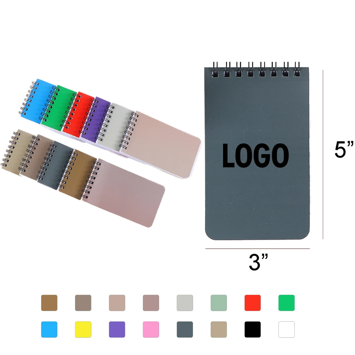 Portable A7 Spiral Memo Notebook 1