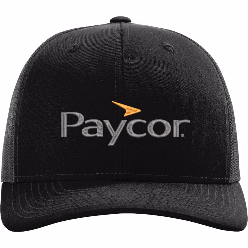 Richardson 112+ R-FLEX Adjustable Trucker Hat w/Leatherette Adhesive Patches or Embroidery