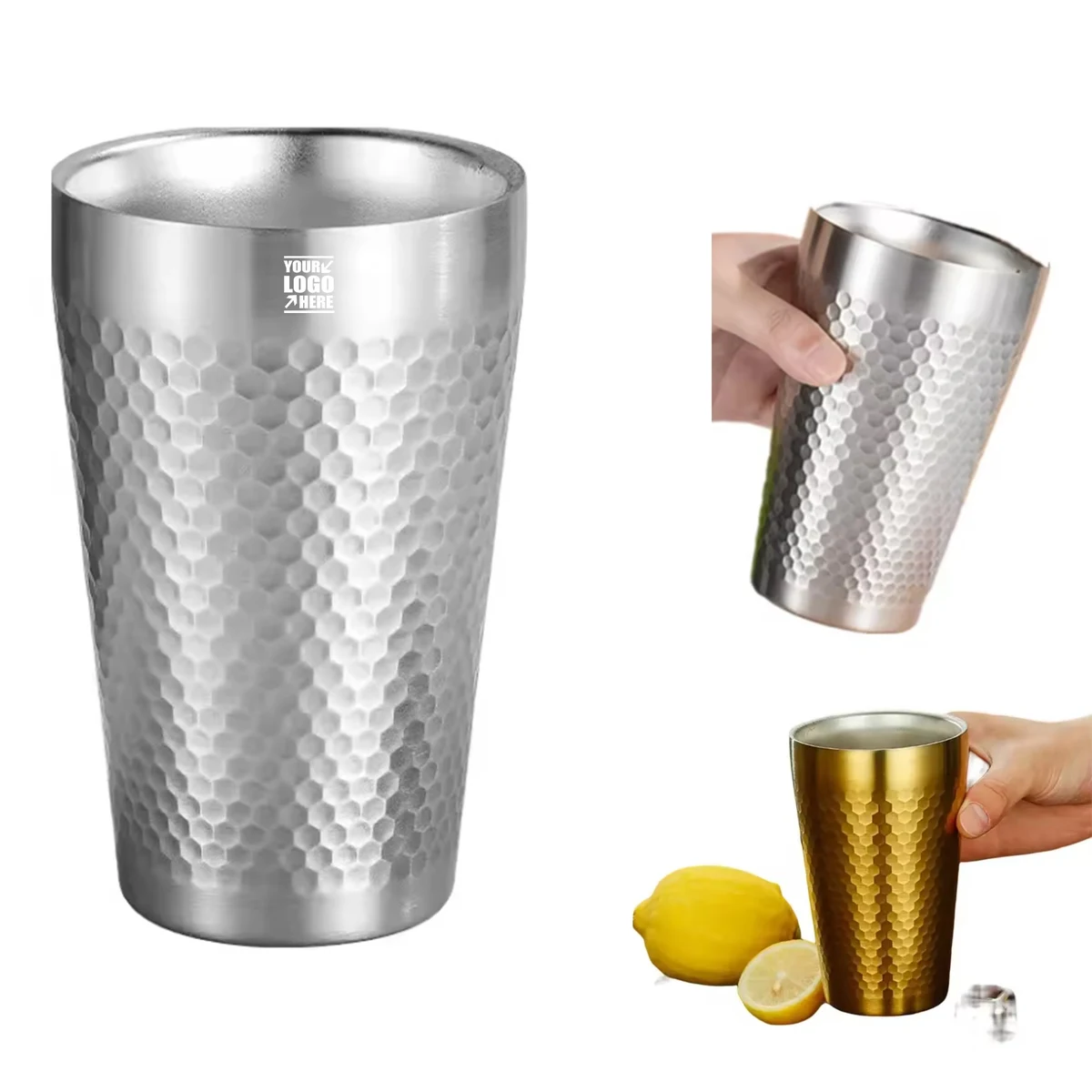 16 Oz Double Wall Stainless Steel Cup 1