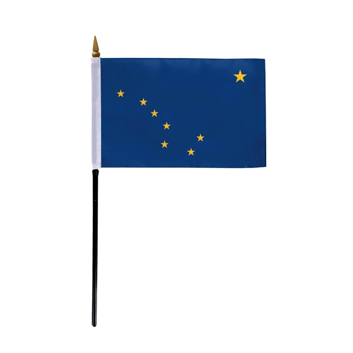 4"x6" & 12"x18'' Alaska ePoly Printed Stick Flags 1